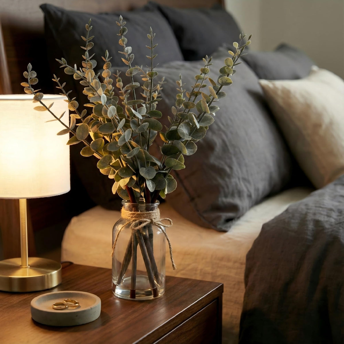 Suaycy eucalyptus arrangement makes a thoughtful housewarming or wedding gift.