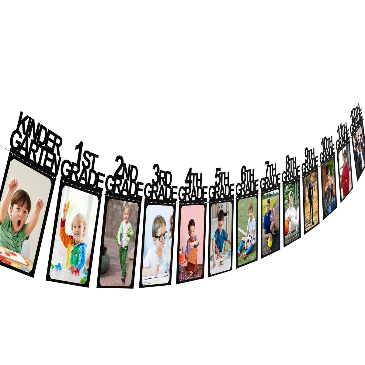 Subacy grad banner 13 cards with 8x10 photos for a memorable backdrop.