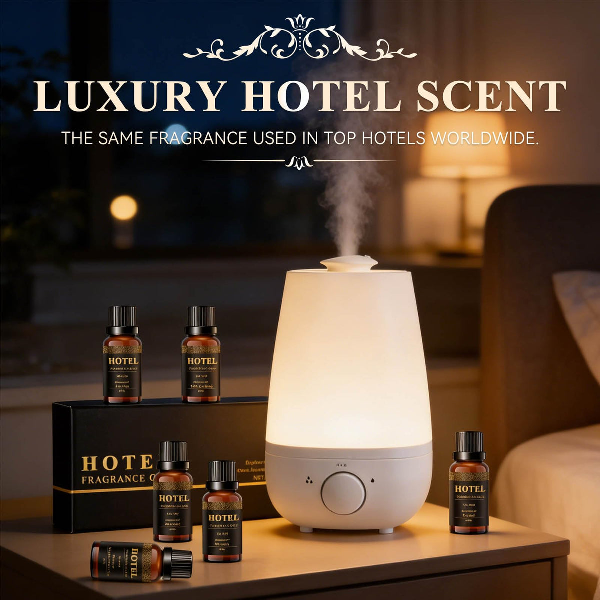SUBGIU Westin White Tea-inspired oil creates a peaceful spa-like ambience.