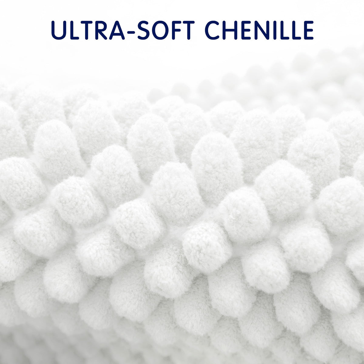 SUBRTEX bath rug anti-slip backing improves stability on slippery tiles.