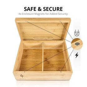 Ample storage keeps tools, containers, and accessories neatly in one place.