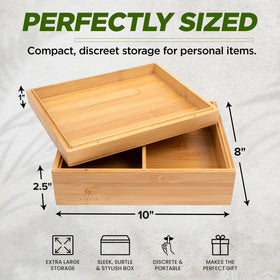 Subtle rolling tray lid converts to a rolling surface for on-the-go use.