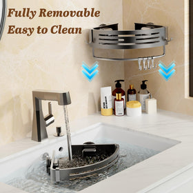 SUBUCOYO no-drill installation using suction cups for quick wall-safe setup.