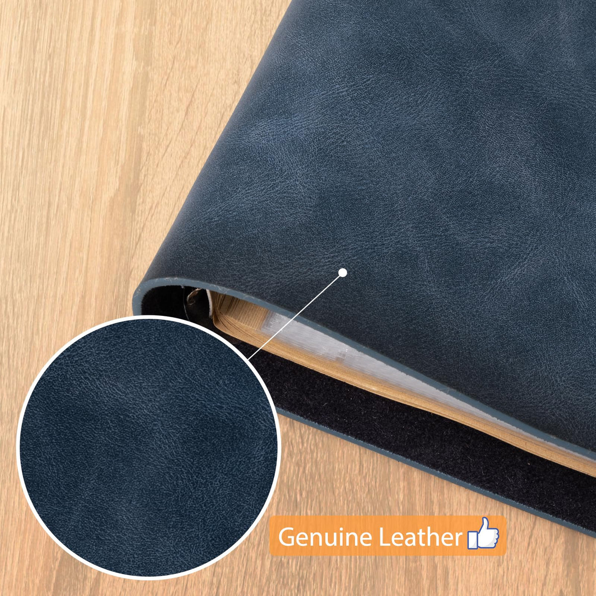 Love Tree refillable six-ring binder for easy page rearrangement