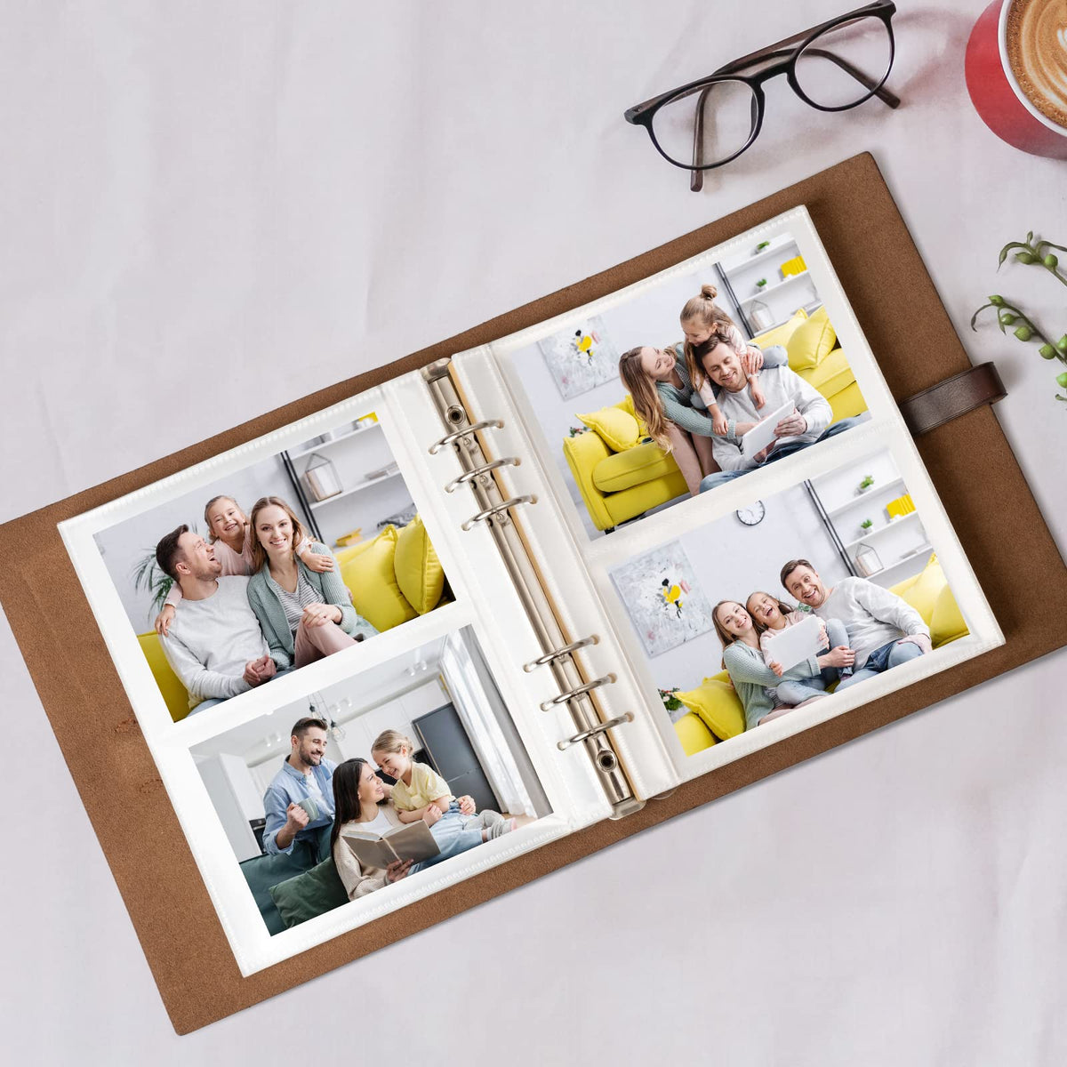 Sucarlon photo album capacity 200 photos keeps memories organized on the go.