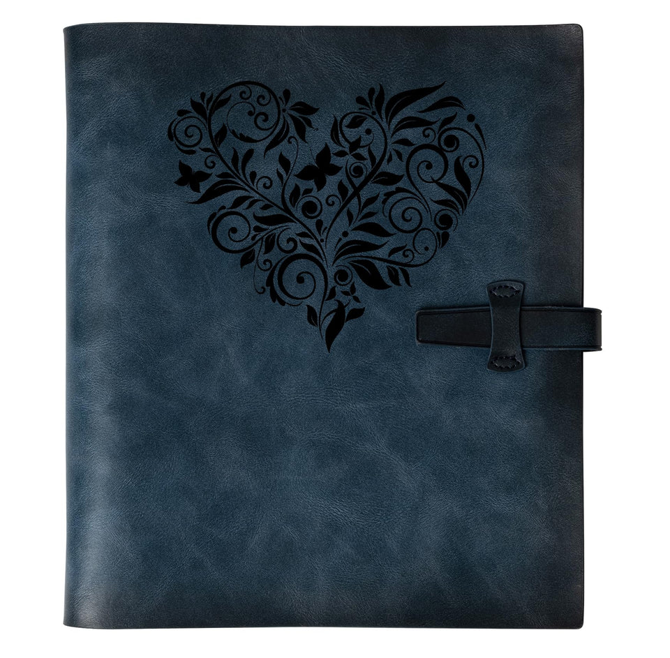 sucarlon photo album cover closeup showing genuine leather texture and premium durability