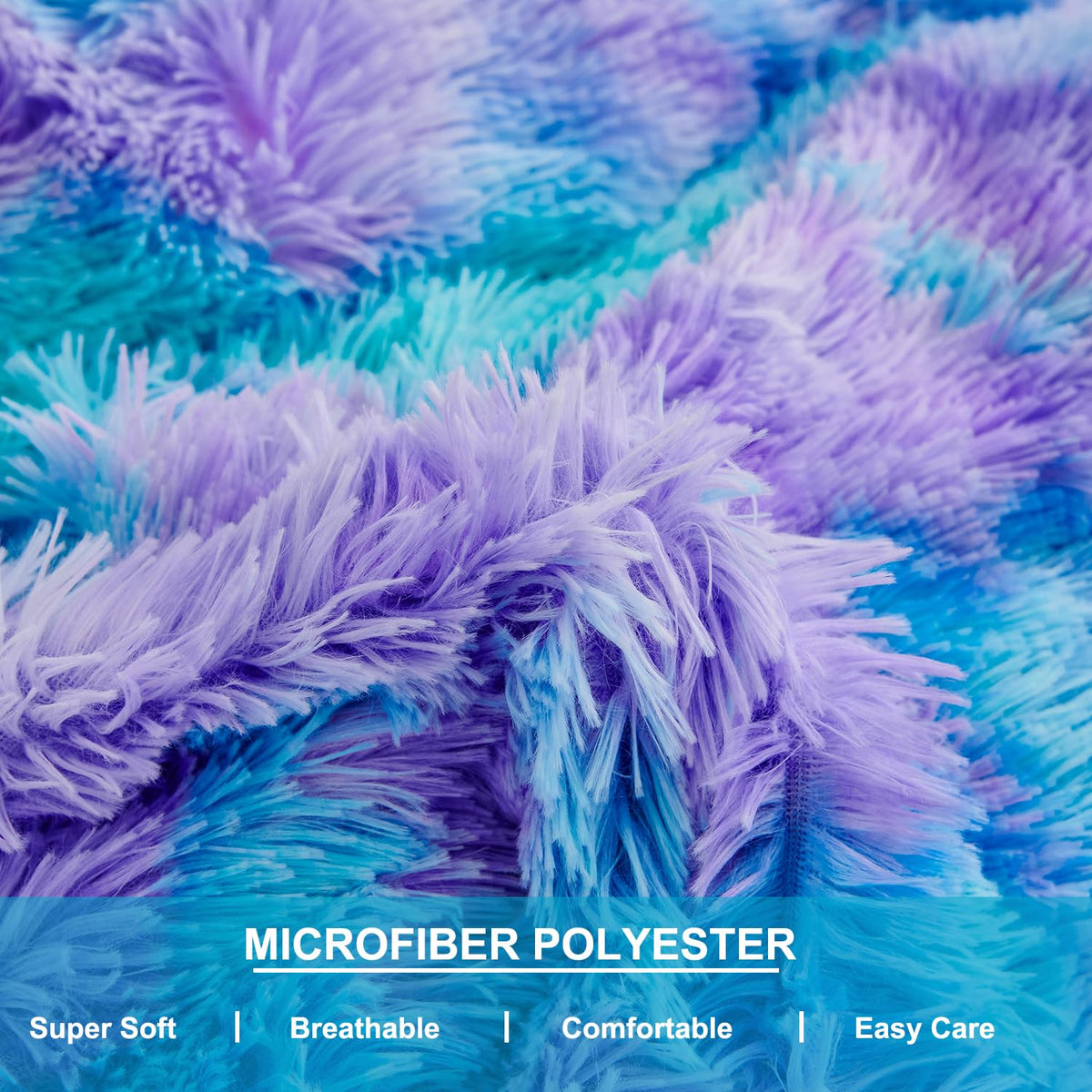 SUCSES machine-washable plush bedding designed for easy care.