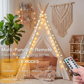 suddus Globe String Lights IP44 waterproof suitable for indoor/outdoor use