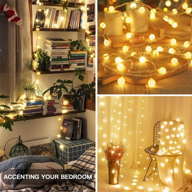 suddus Globe String Lights ideal for outdoor patio lighting