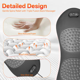 SUDAHIA lumbar pillow traction feature gently supports the lower back