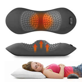 SUDAHIA lumbar pillow with heat therapy for relaxing back muscles during work