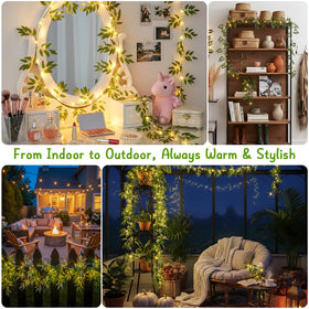 Suddus Battery-operated lights powered by 3 AA batteries for cordless setup