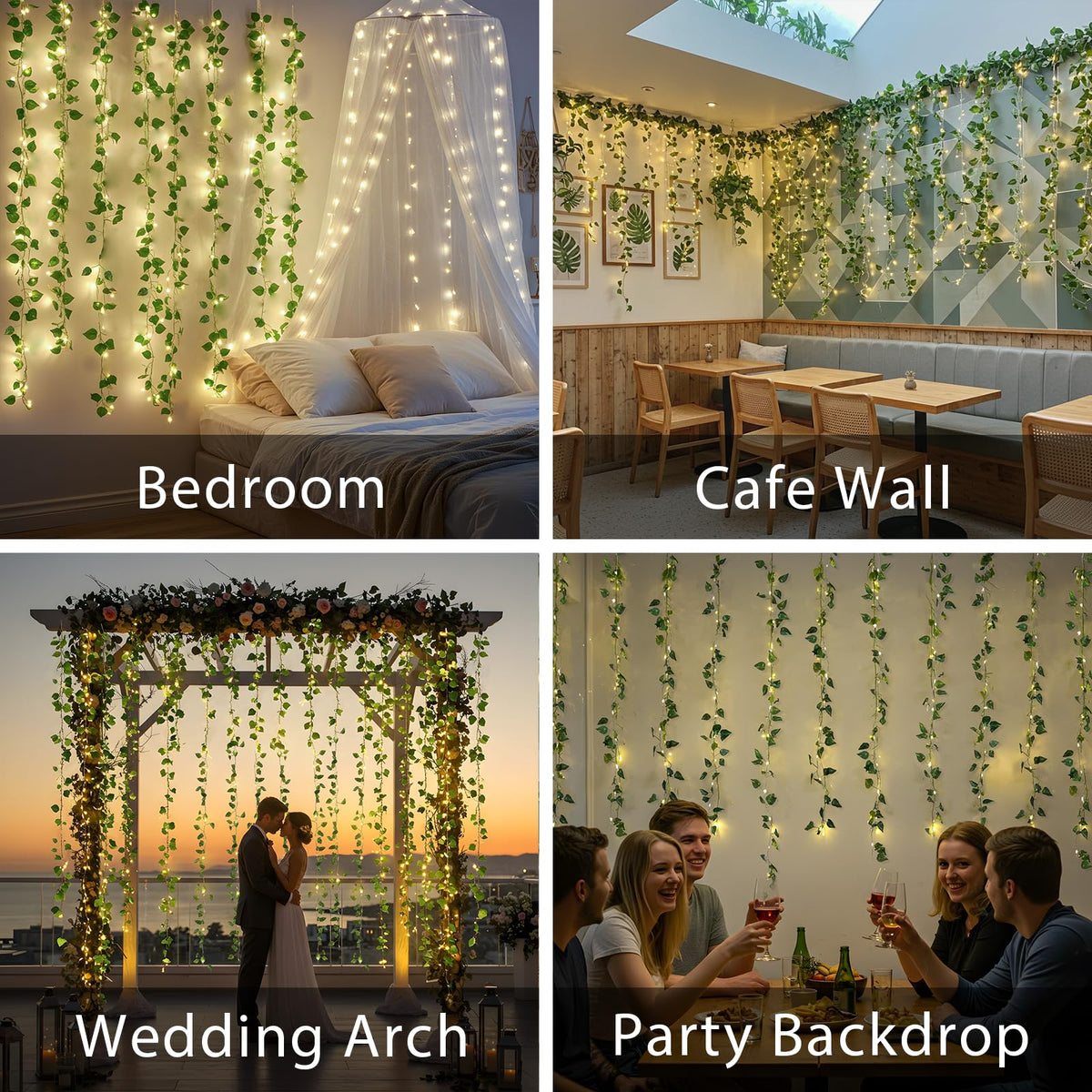 suddus bedroom dorm decor fairy lights offer warm white glow and plug-in convenience