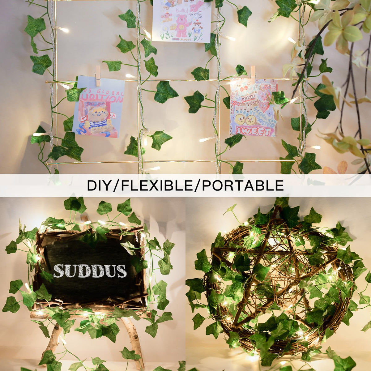 Suddus connectable light sets allow expanding displays for larger events