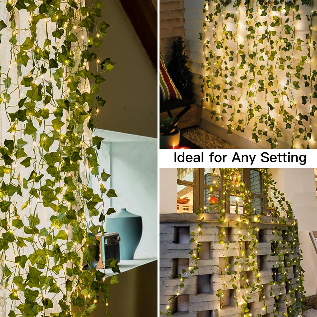 Suddus easy-to-install curtain lights refresh bedrooms quickly.