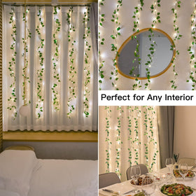 suddus Vines with Lights remote control enables eight modes for flexible mood lighting.