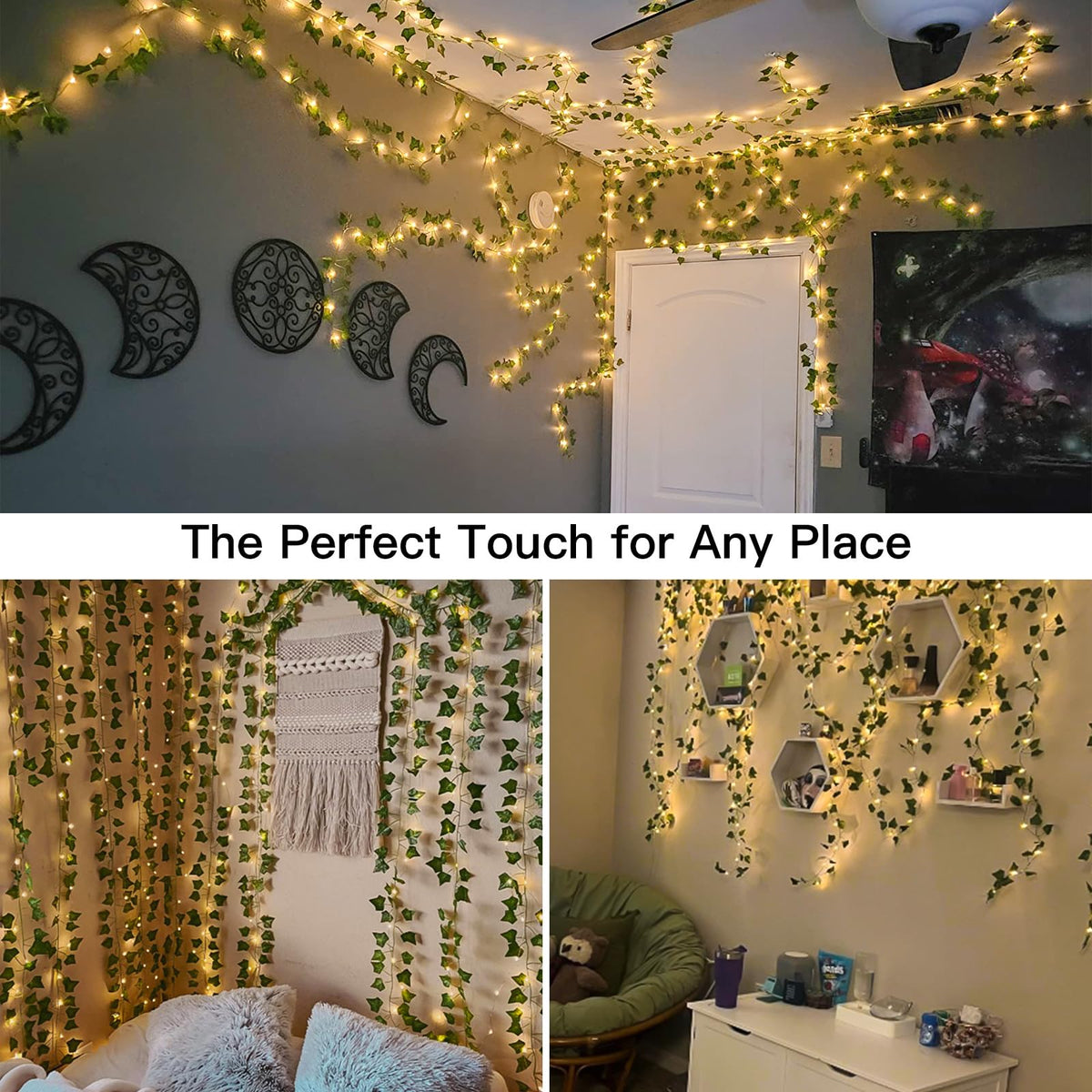 Suddus warm white fairy lights brighten outdoor venues like gardens and courtyards.