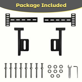 Easy-install Suemoss brackets work with most bed frames for quick setup.