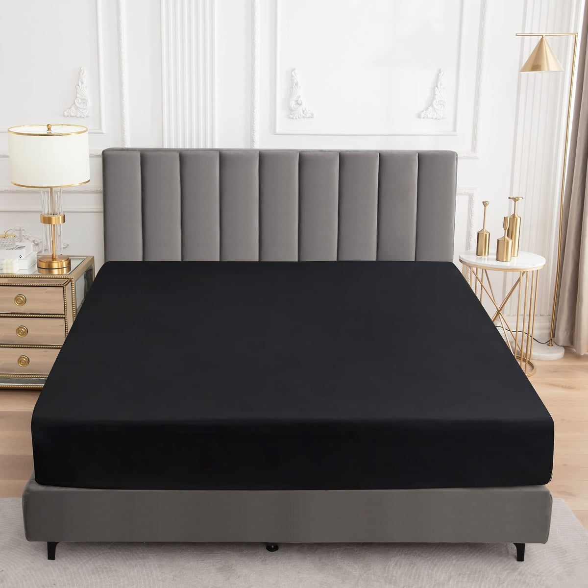 Sufdari protector highlighting soft breathable side panels around mattress