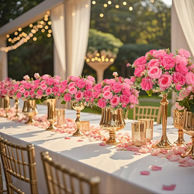 SugarHuLu peonies UV-resistant material resists fading for year-round display.