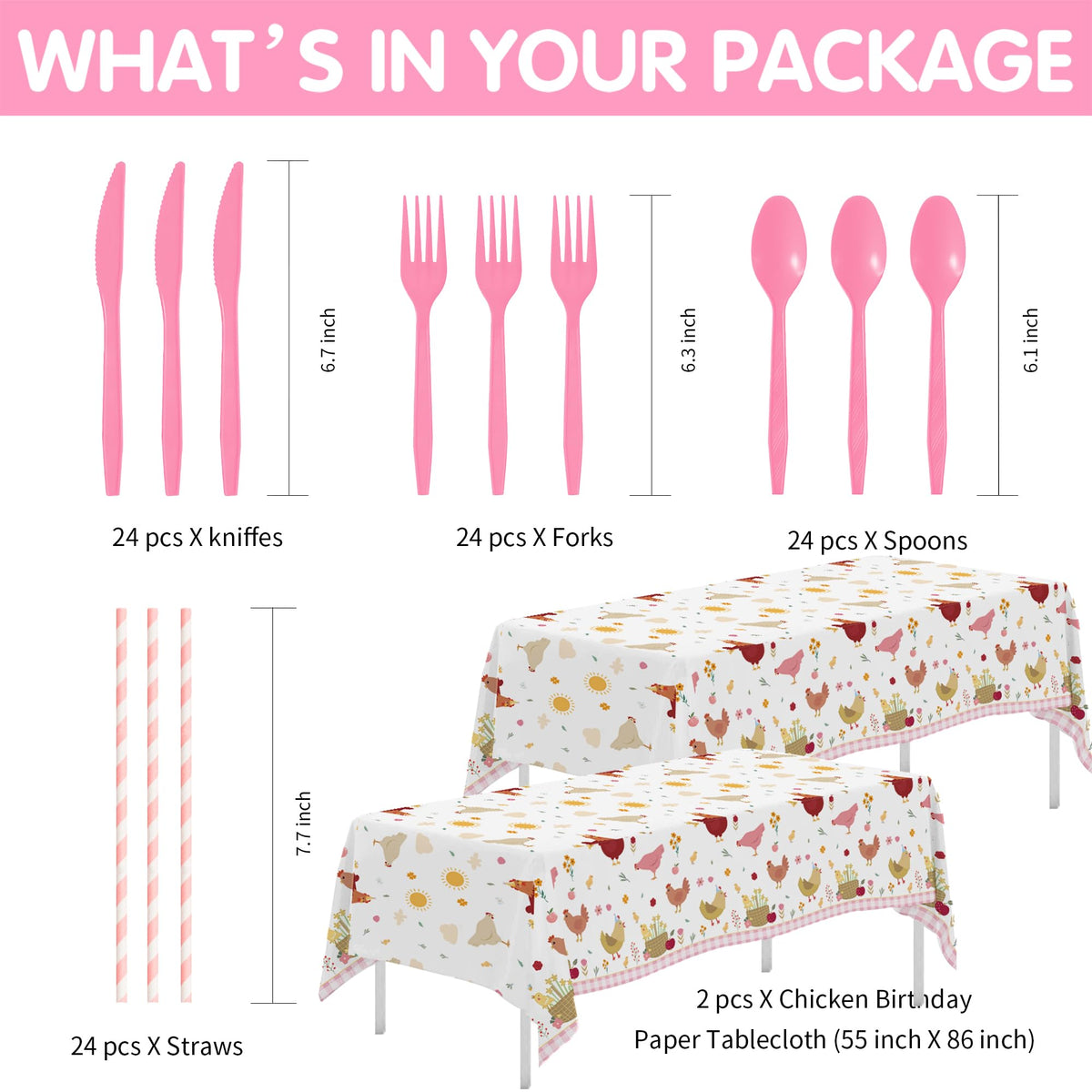 Suhelkit chicken napkins showing cheerful farm motifs for quick cleanup.