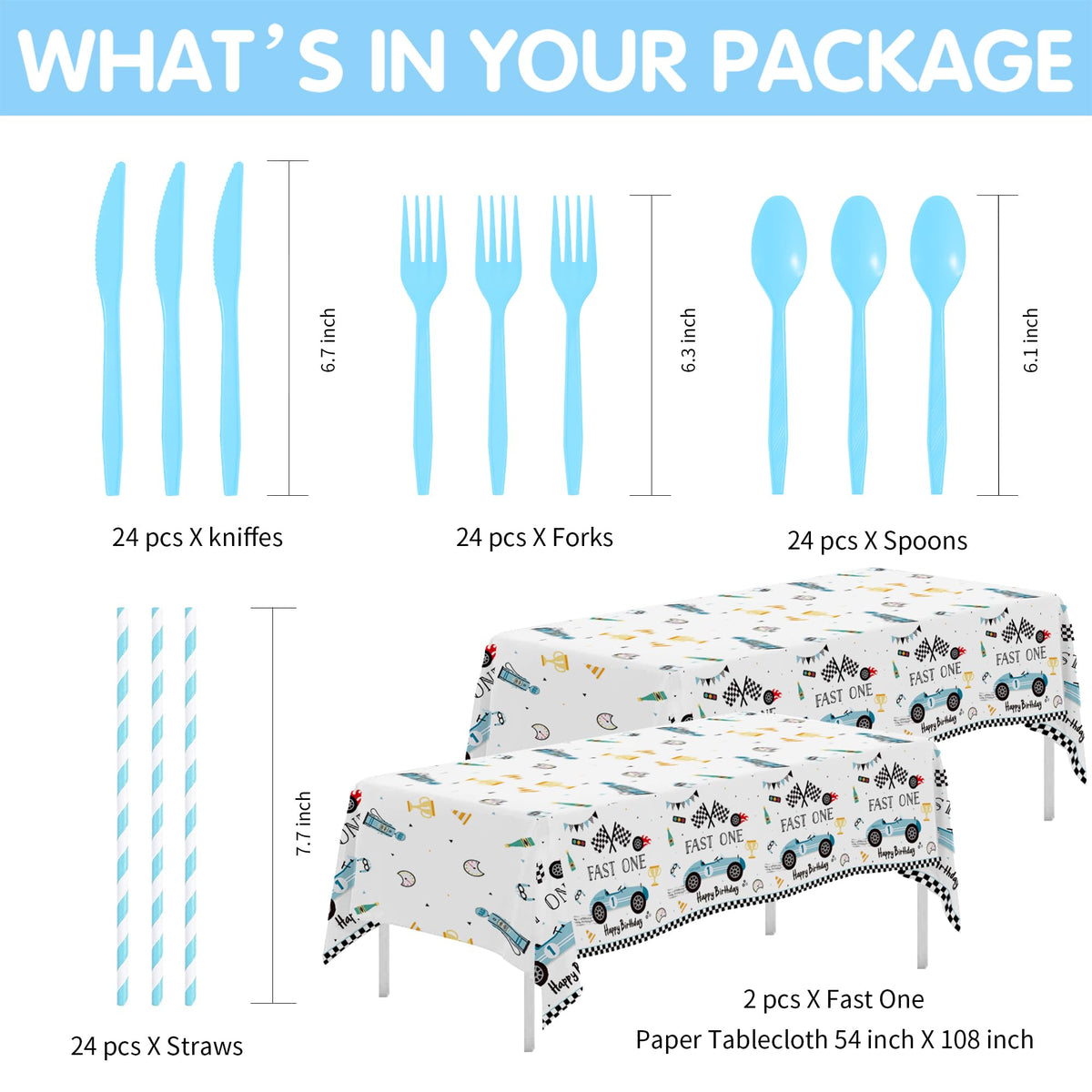 Suhelkit Fast One blue race car napkin helps quick cleanups during playtime