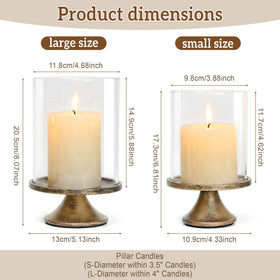 SUJUN small hurricane holder showcases compact, versatile design.