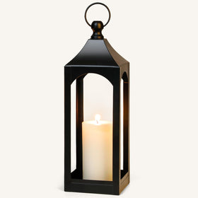 Sujun Modern Farmhouse lantern decor hanging for warm porch ambience