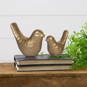 SUJUN vintage brass finish bird decor elevates living spaces with refined texture.