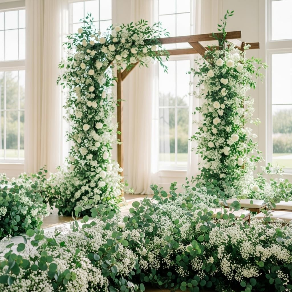 Sukh Babys Breath bendable stems enable flexible, creative arrangements.