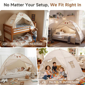 Sumbababy twin bed tent private-space design supporting independent bedtime routines