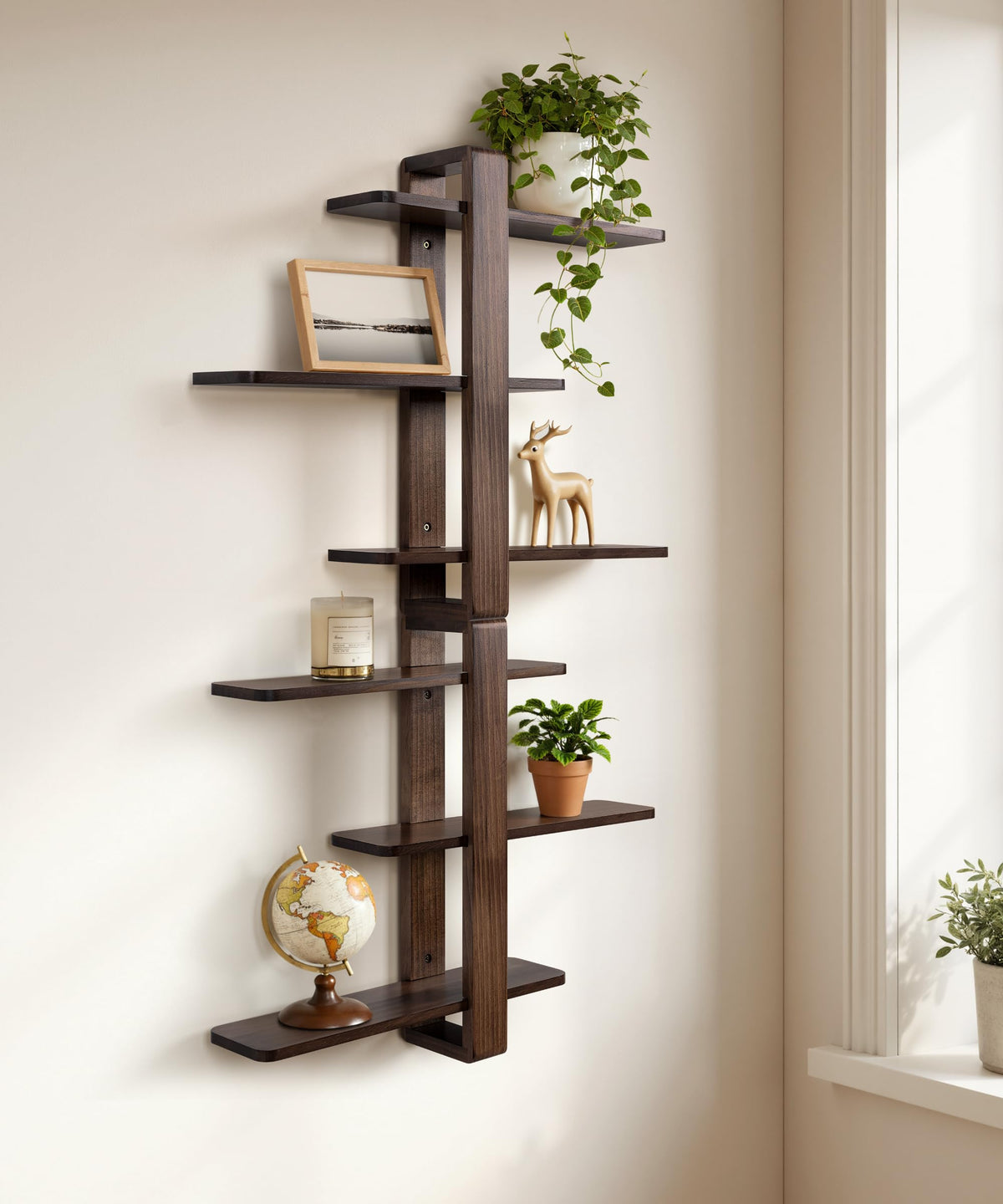 SUMGAR 20-inch large shelf provides ample display space