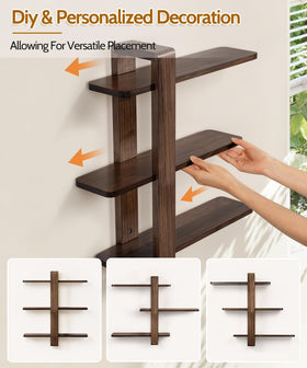 SUMGAR sturdy pine brackets support durable wall shelves