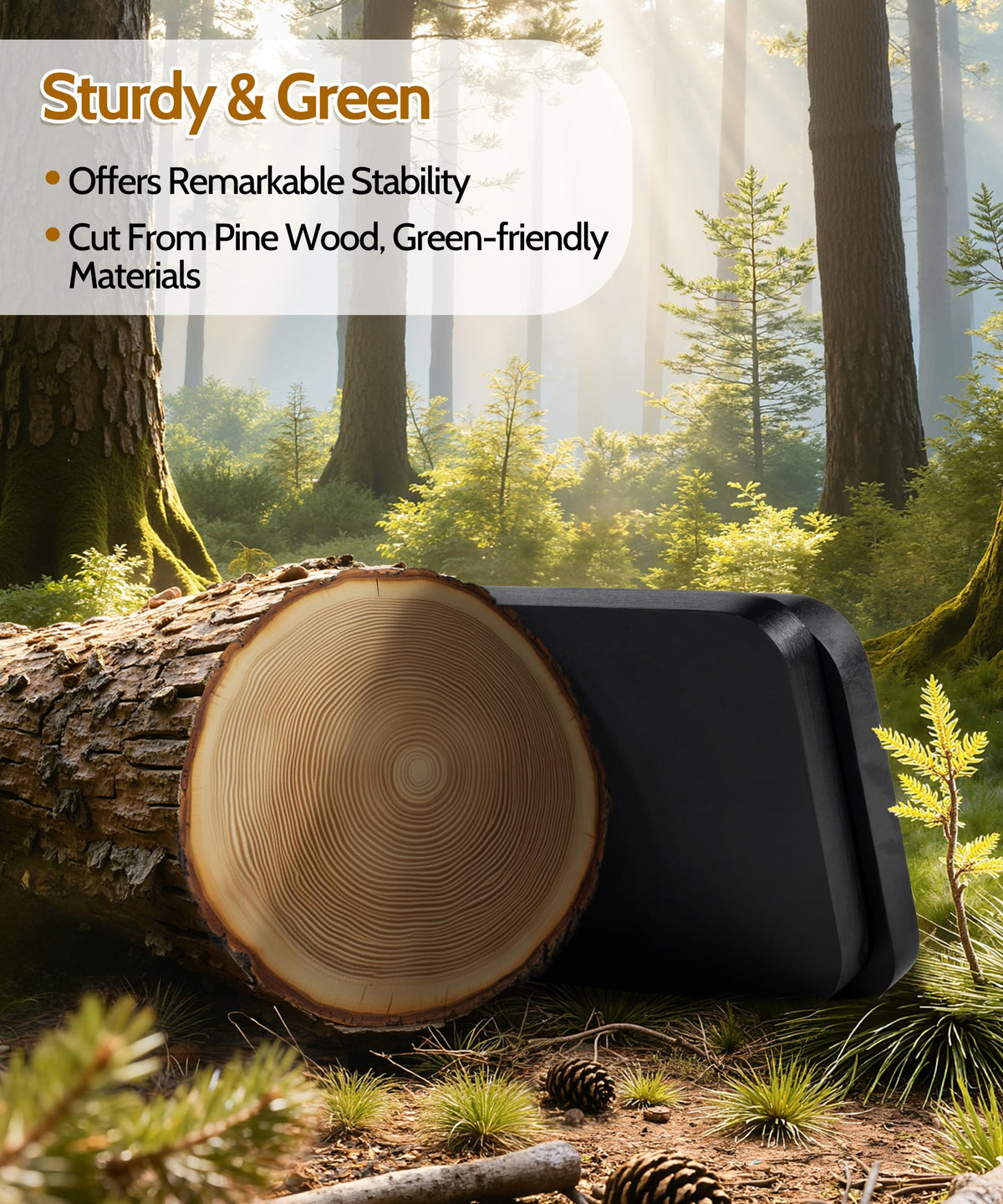 SUMGAR Wall-mounted shelves enable easy setup and durable pine construction