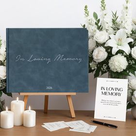 Sumheart memorial table sign 5x7 guides guests gracefully
