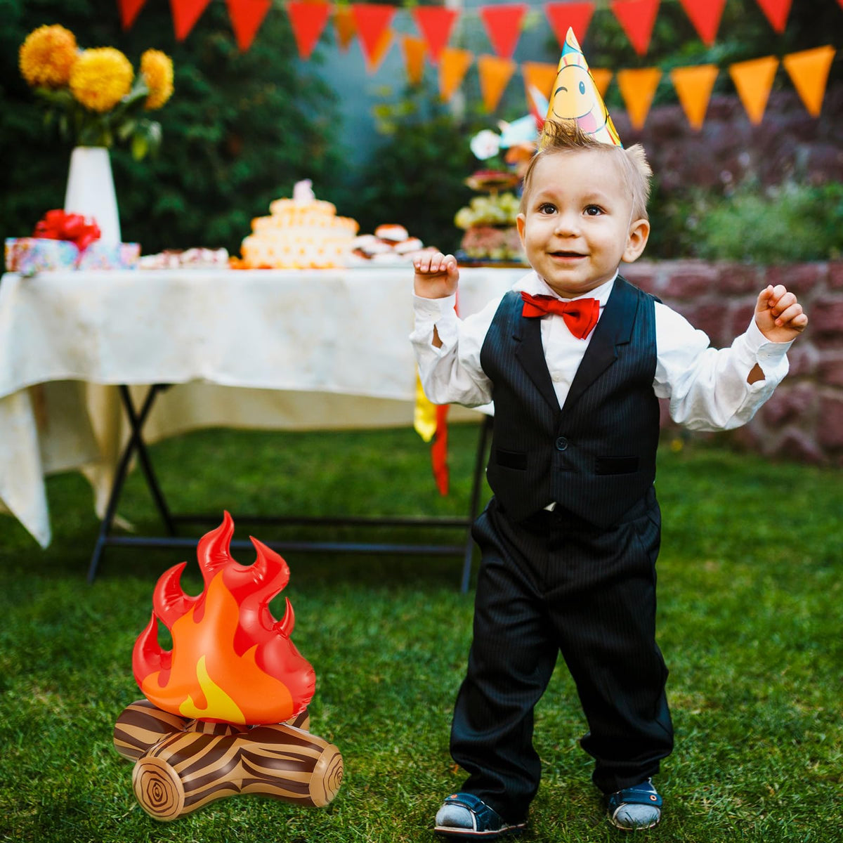 Sumind reusable campfire decor prop for multiple celebrations.