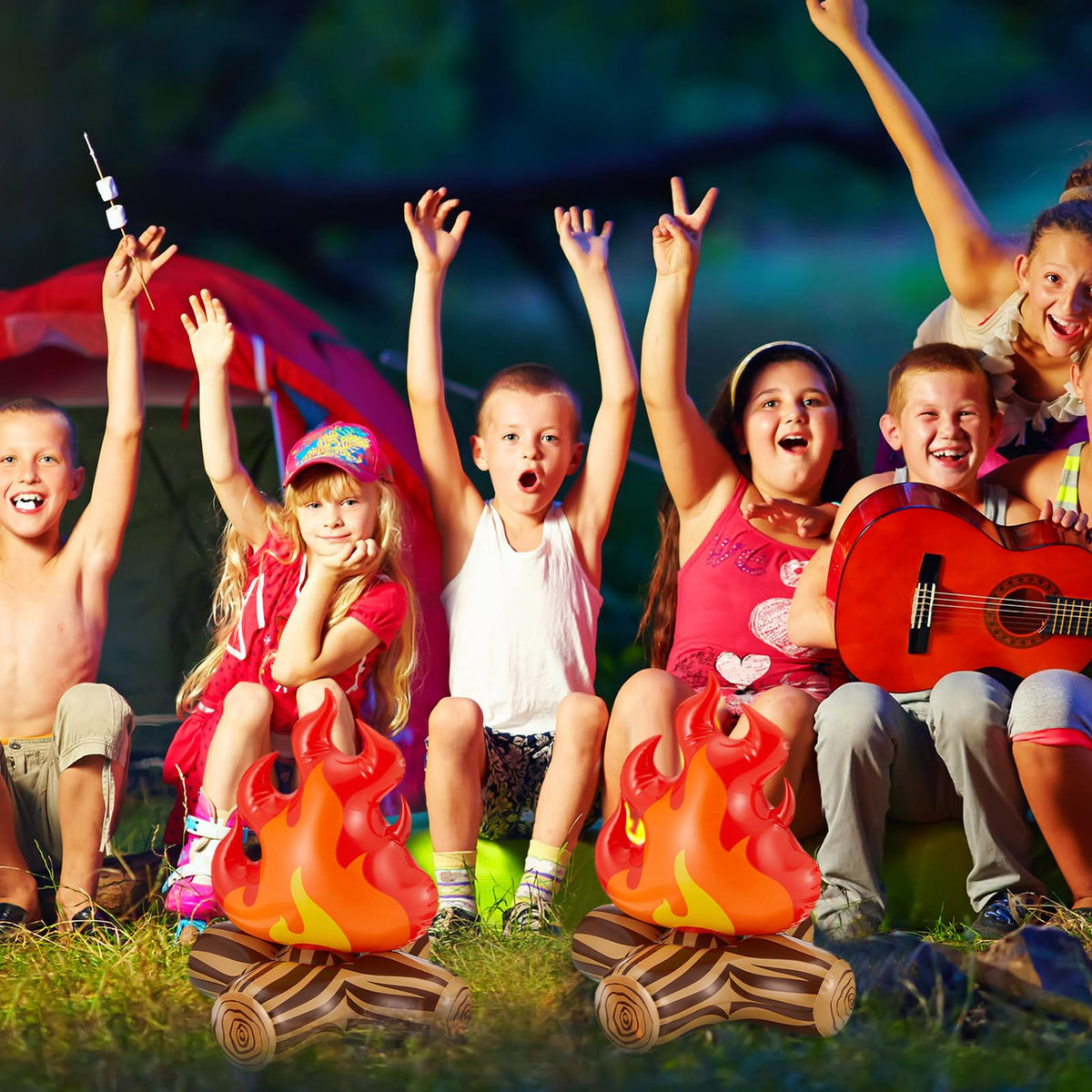 Sumind safe indoor camping decor inflatable for easy setup.
