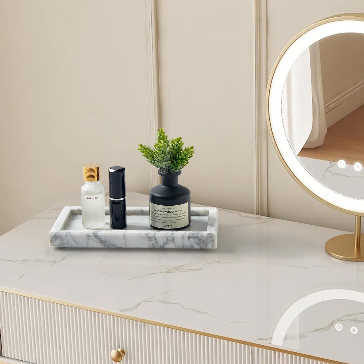 Sumlus premium marble tray makes a timeless gift for decor lovers.