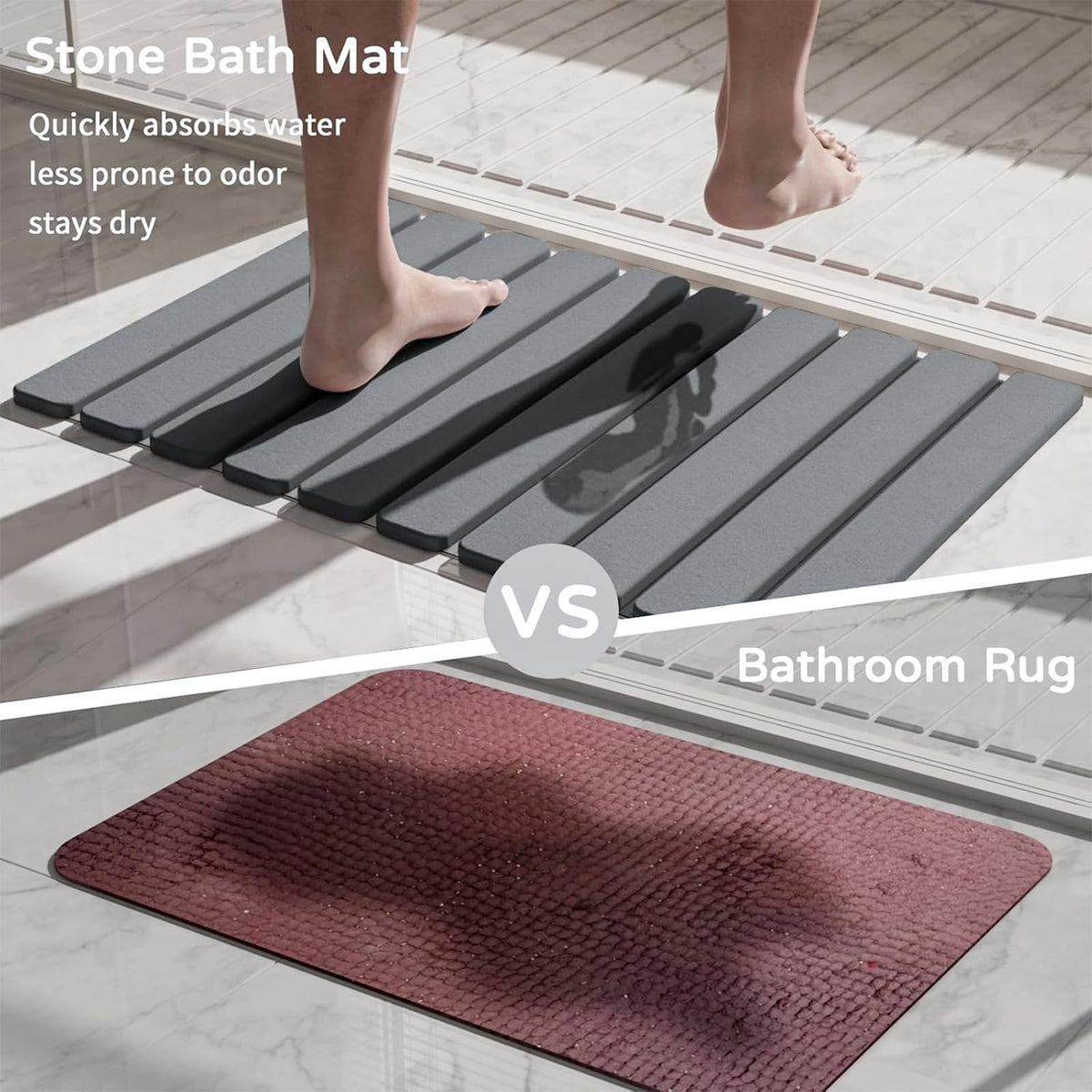 Summer&Kiss diatomaceous earth mat suitable for plant mat or entryway.