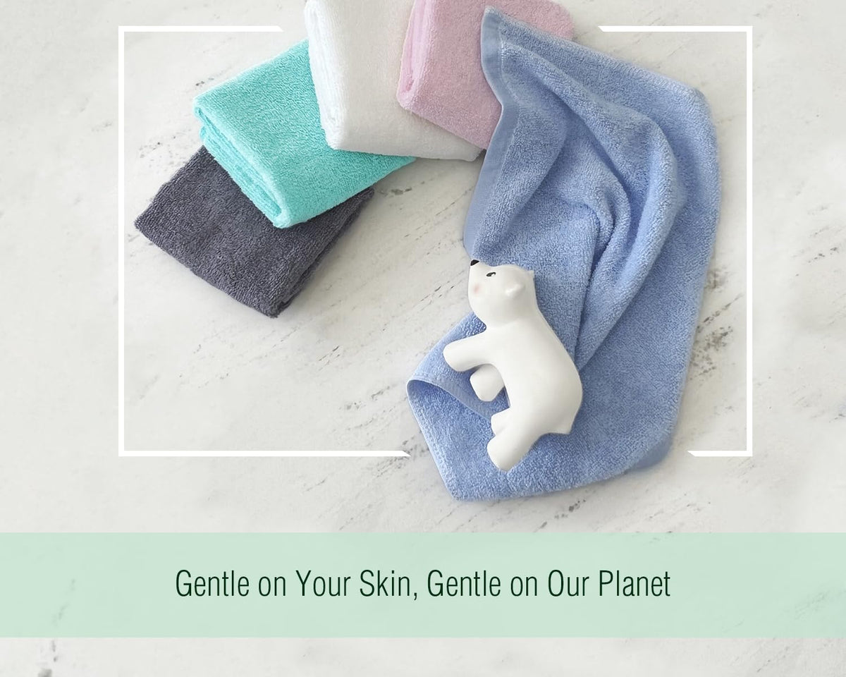SUMMERMIA baby-safe washcloths in nursery setting for gentle cleansing.