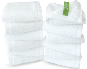 SUMMERMIA washcloths close-up showing soft texture ideal for gentle facial cleansing.