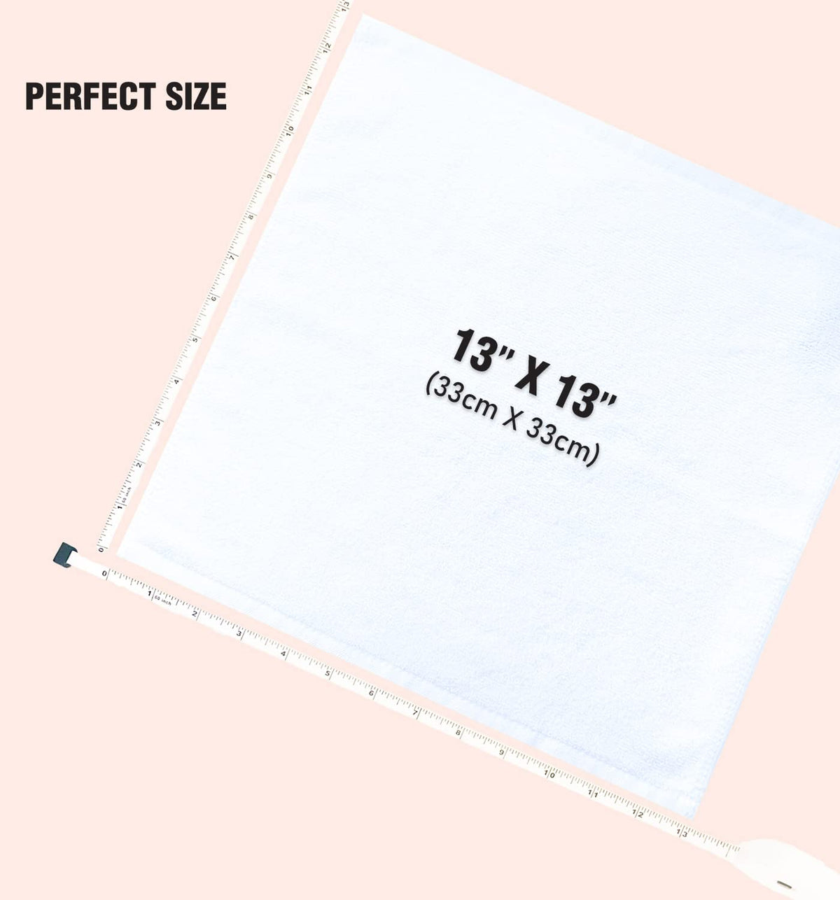 SUMMERMIA white washcloths displayed in bathroom, signaling spa-like daily routines.