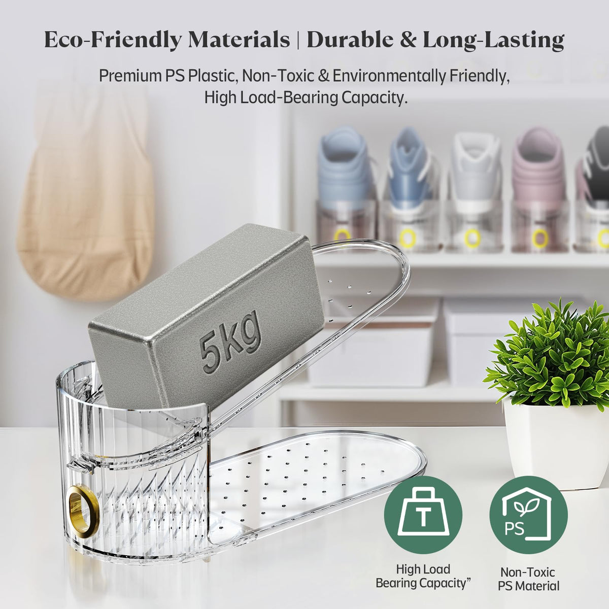 SummerVines Eco-friendly PET plastic emphasizes durability and sustainability.
