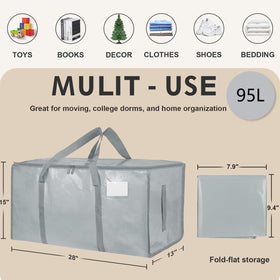 SummitFlare bags show built-in handles during packing and transport