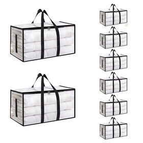SummitFlare 8-pack extralarge moving bags with closed tops for secure storage.