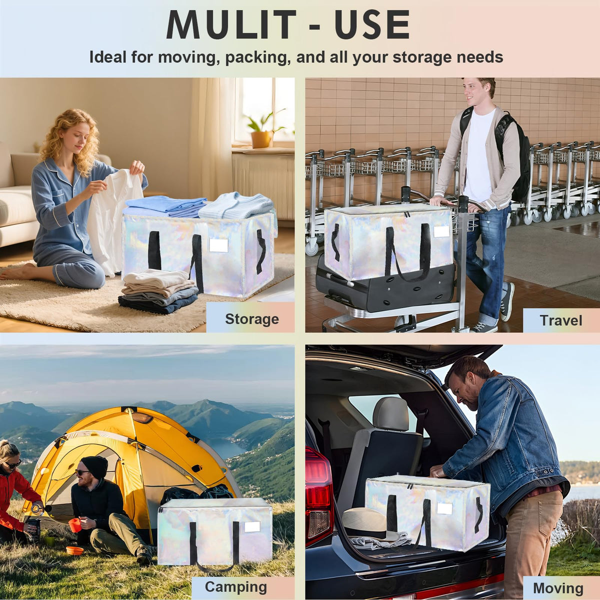 SummitFlare 95L bag airport-ready with durable design for trips and travel.