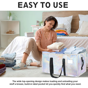 Dorm-room setup with SummitFlare bag ready for seasonal storage and organization.