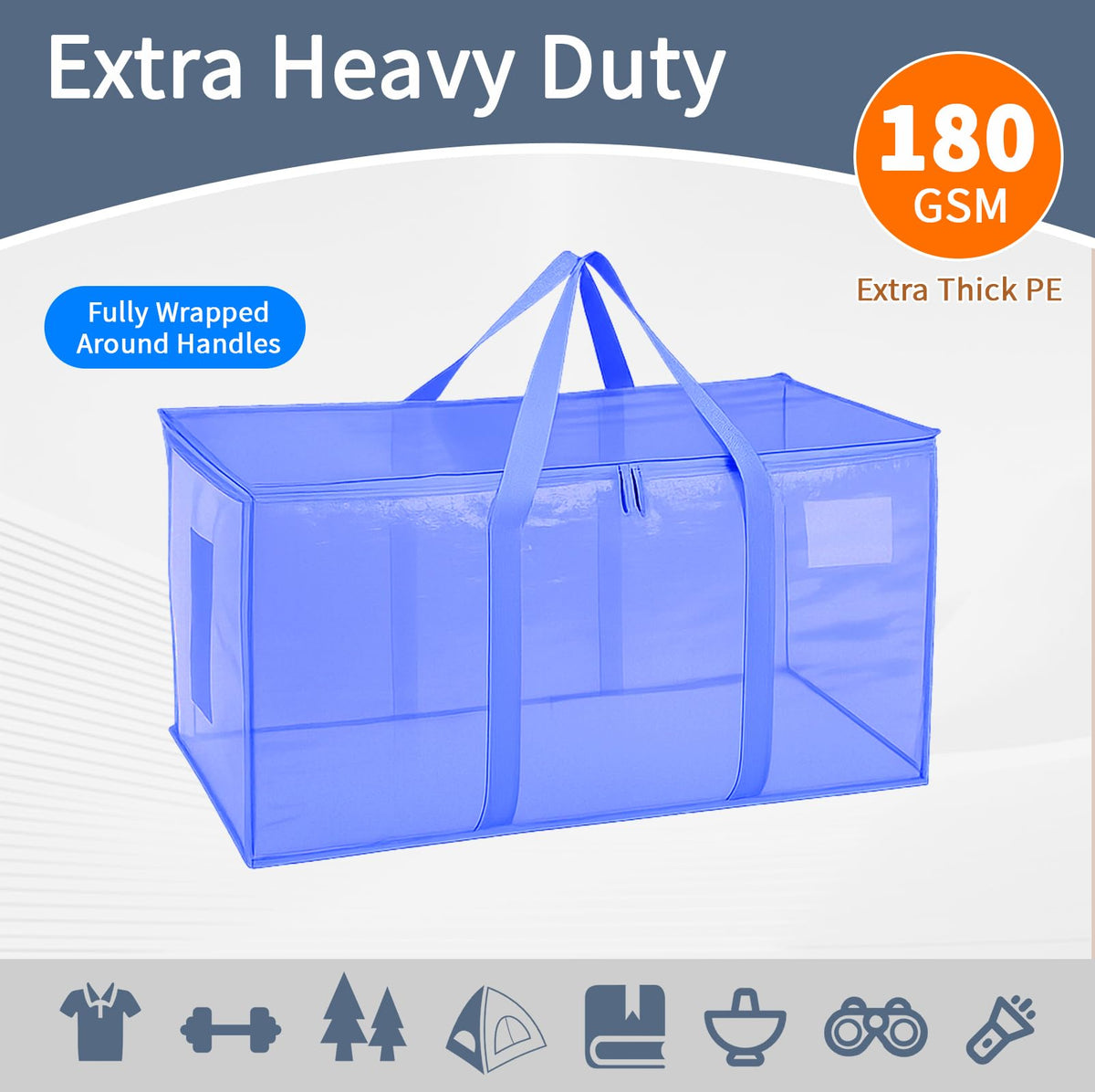 SummitFlare bag loaded with bedding for easy dorm relocation