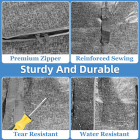 MoistureLock waterproof coating protects belongings during rain and spills.