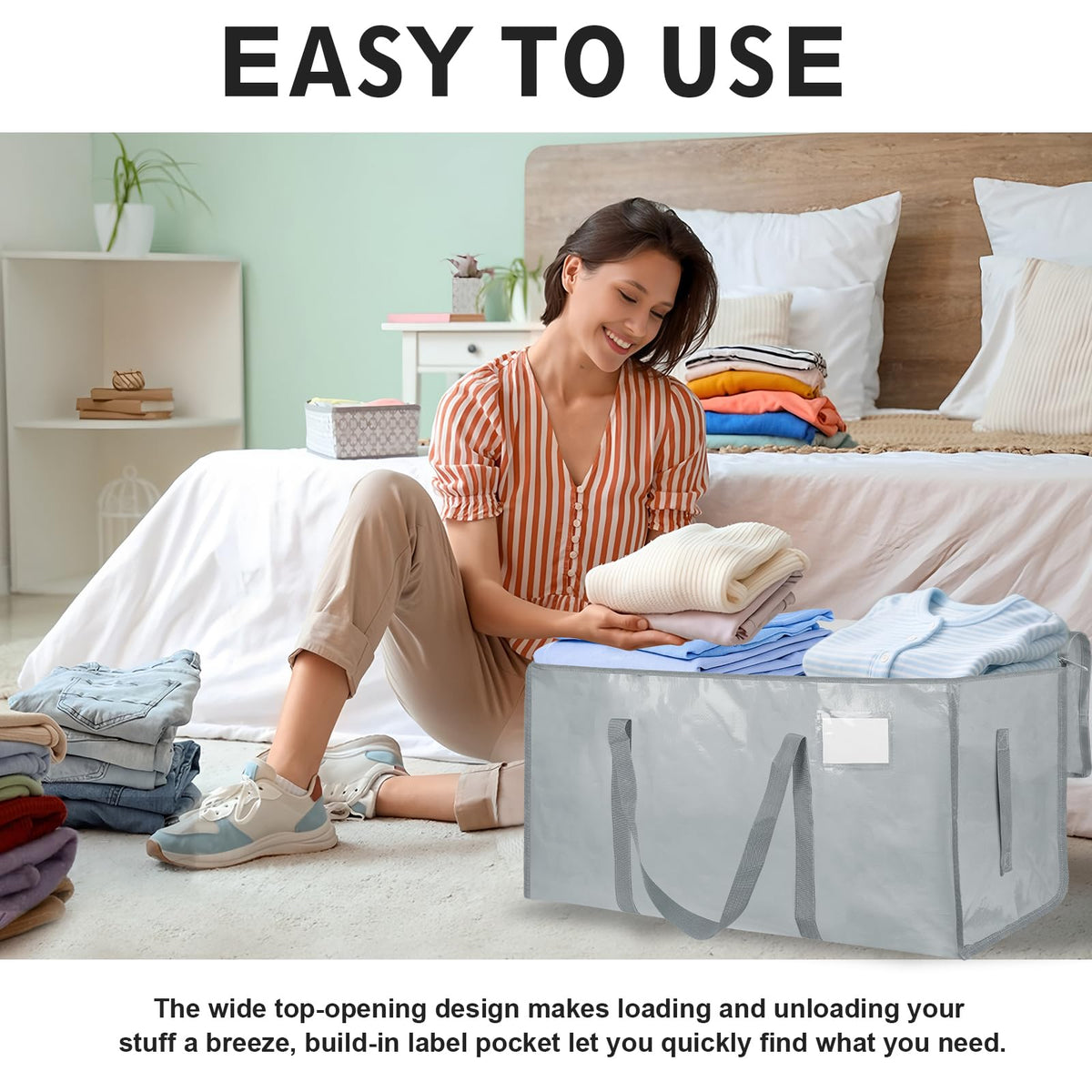 SummitFlare stackable design saves space in closets